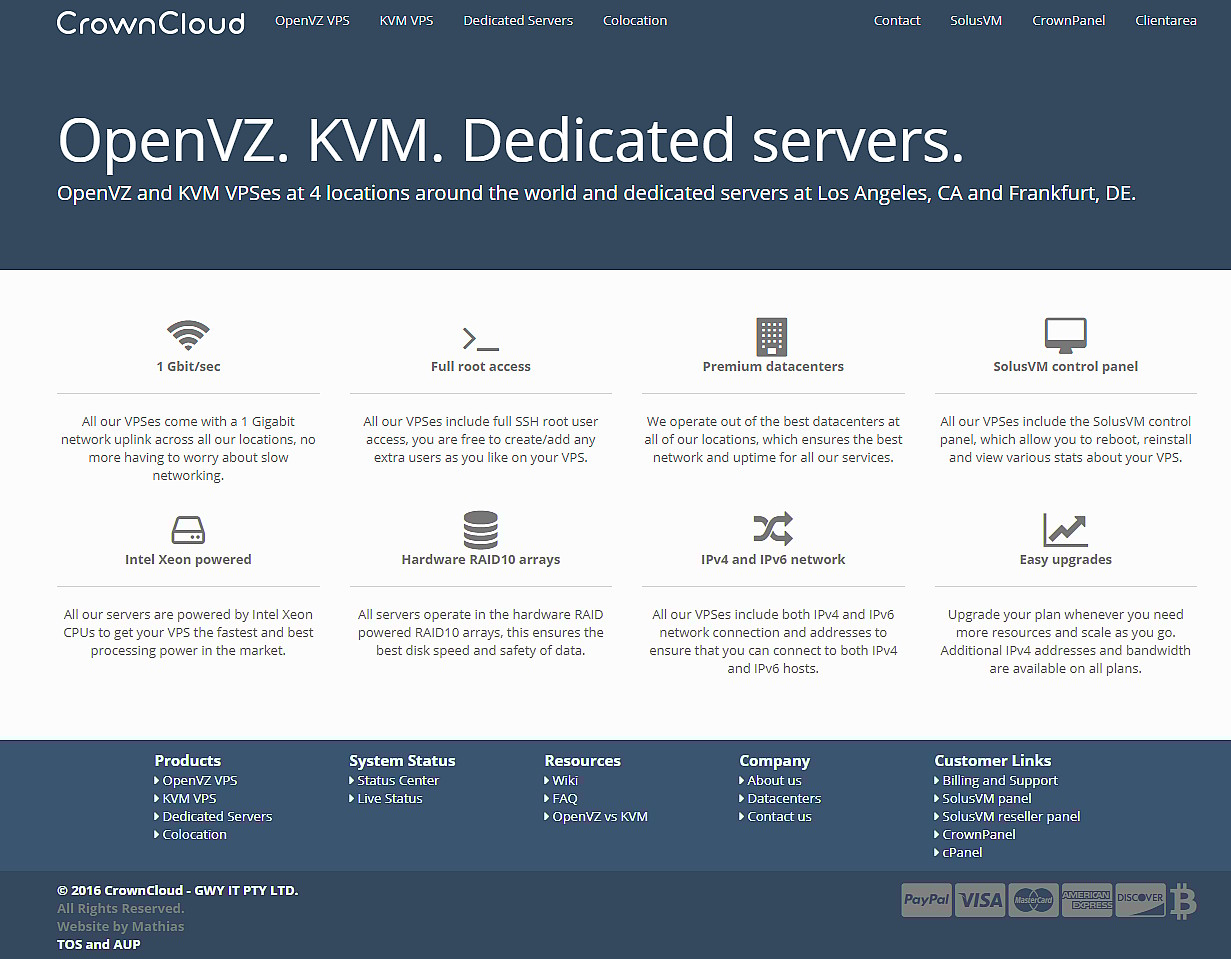 CrownCloud：洛杉矶VPS/2核/512MB内存/1TG HDD/3TB流量/1G端口/KVM/月付7刀/QN机房/大盘鸡- Affyun -  每日推送VPS资讯